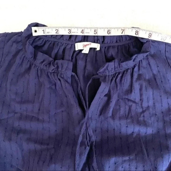 NEW 8apart Simone Tiered Ruffle Mini Dress Navy - Picture 5 of 16